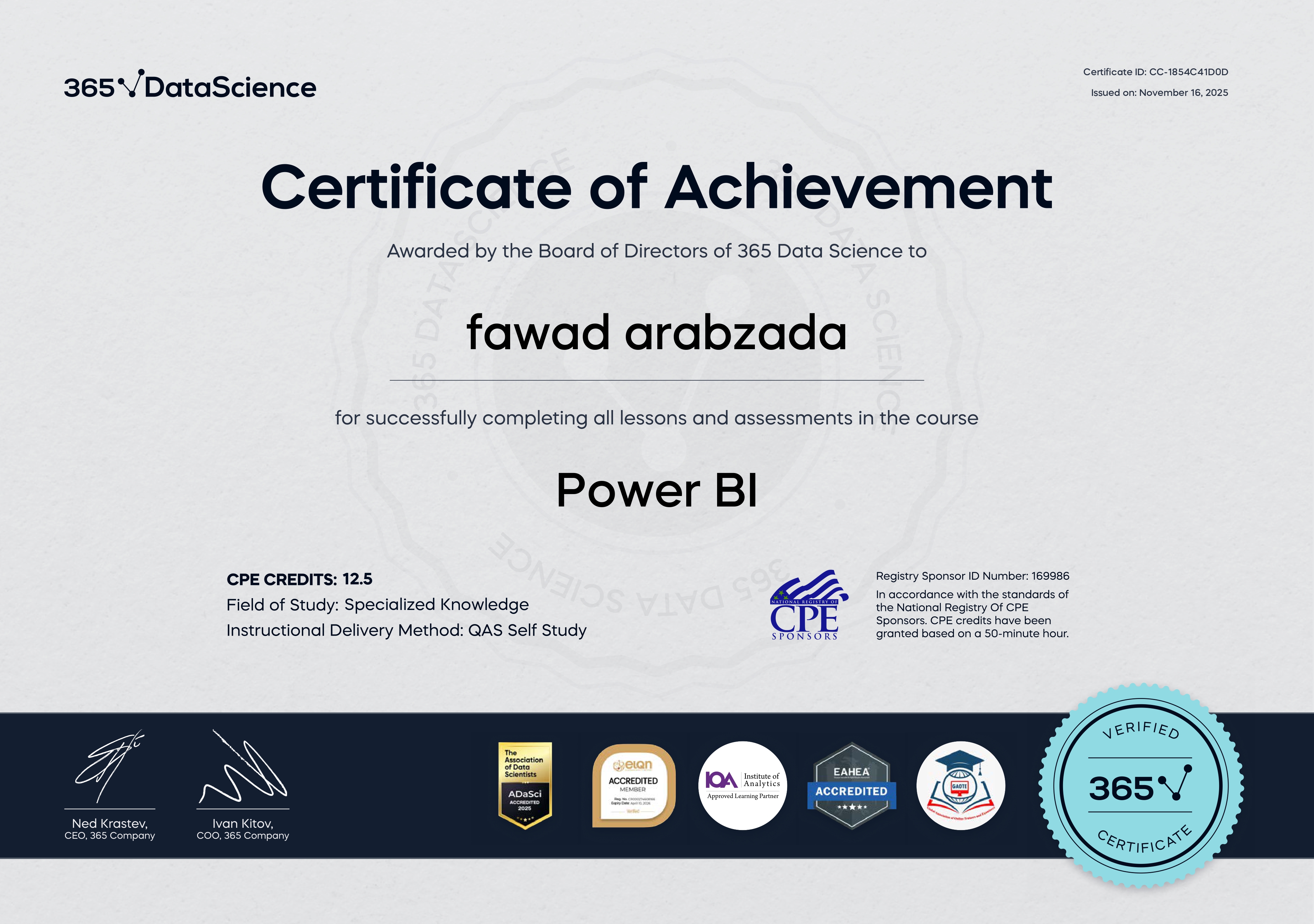 Power BI Certification
